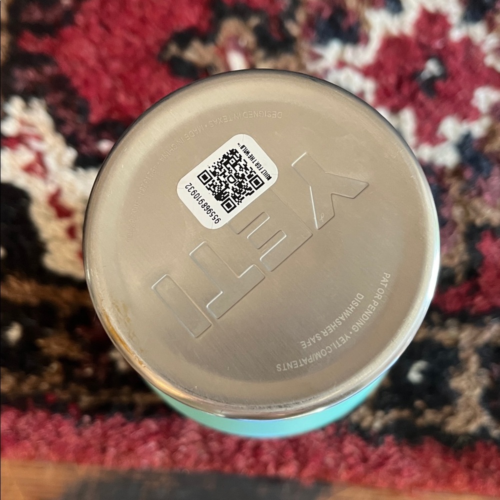 YETI Aqua Stainless Steel 30 oz Rambler Tumbler - Picture 3 of 4